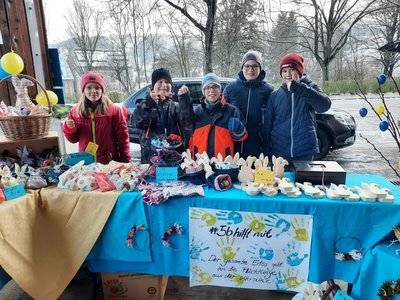 #5b hilft mit - Spendenaktion für die Ukraineflüchtlinge in Niederstetten (13.04.2022)